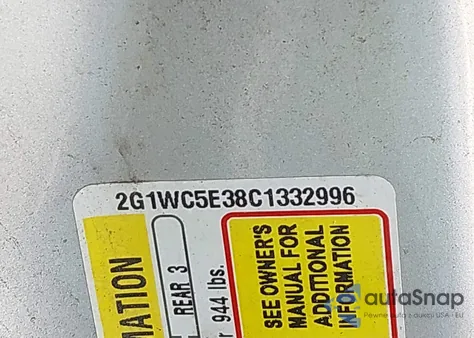 2012 Chevrolet Impala Ltz из США, поврежденный, VIN 2G1WC5E38C1332996